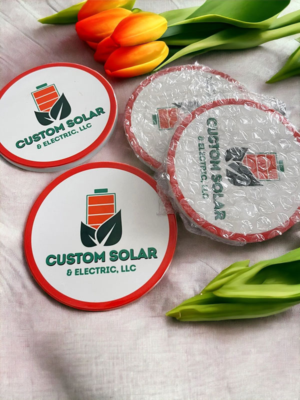 Custom Solar, custom coasters