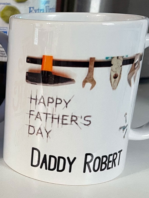 Happy Father's Day Daddy Robert Personalized Coffee Mug