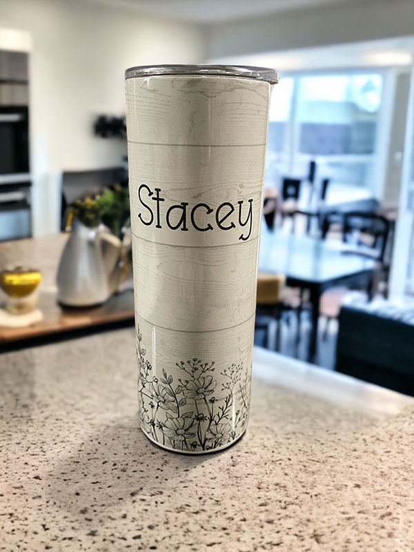 Personalized tumbler, Stacey